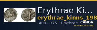 Erythrae Kinns 1980 Period I, AE 3 — CANOA