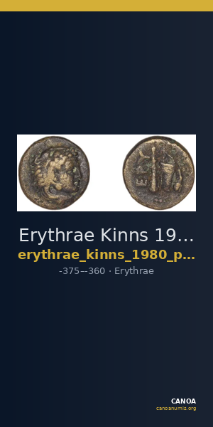 Erythrae Kinns 1980 Period II.1, AE 5 — CANOA