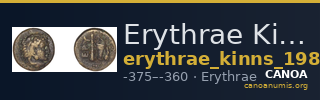 Erythrae Kinns 1980 Period II.1, AE 5 — CANOA