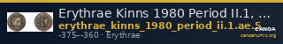 Erythrae Kinns 1980 Period II.1, AE 5 — CANOA