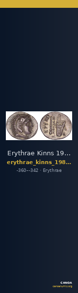 Erythrae Kinns 1980 Period II.2, AR 1 — CANOA