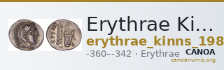 Erythrae Kinns 1980 Period II.2, AR 1 — CANOA