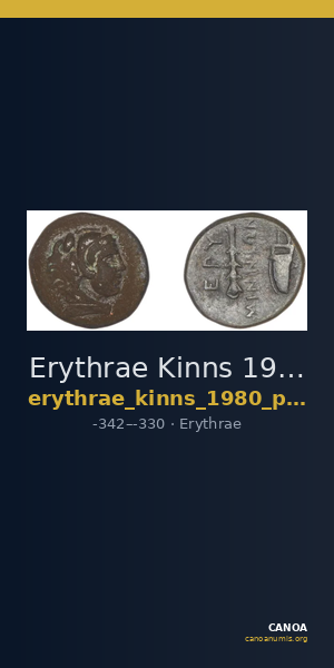 Erythrae Kinns 1980 Period II.3, AE 5 — CANOA