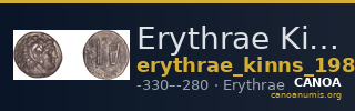 Erythrae Kinns 1980 Period III, AR I — CANOA