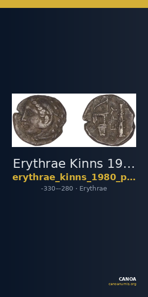 Erythrae Kinns 1980 Period III, AR II — CANOA
