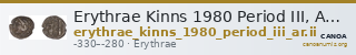Erythrae Kinns 1980 Period III, AR II — CANOA