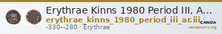 Erythrae Kinns 1980 Period III, AR III — CANOA