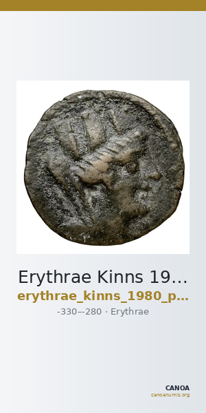 Erythrae Kinns 1980 Period III, AR V — CANOA