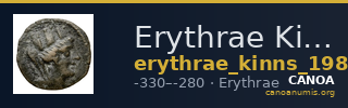 Erythrae Kinns 1980 Period III, AR V — CANOA