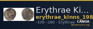 Erythrae Kinns 1980 Period III, AR VI — CANOA