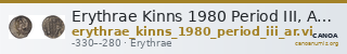 Erythrae Kinns 1980 Period III, AR VI — CANOA