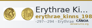 Erythrae Kinns 1980 Period III, AV A — CANOA