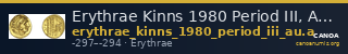 Erythrae Kinns 1980 Period III, AV A — CANOA