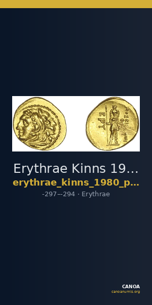 Erythrae Kinns 1980 Period III, AV B — CANOA