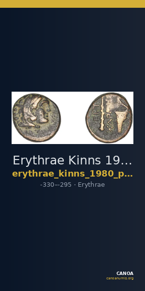 Erythrae Kinns 1980 Period III.1, AE 5 — CANOA