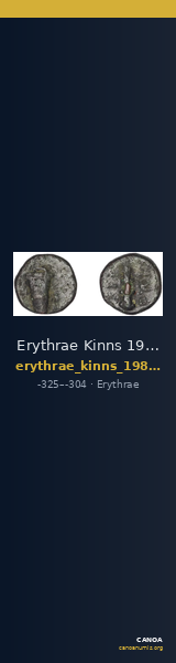 Erythrae Kinns 1980 Period III.1, AE 6 — CANOA
