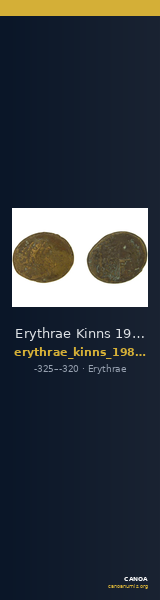 Erythrae Kinns 1980 Period III.1, AE 7 — CANOA