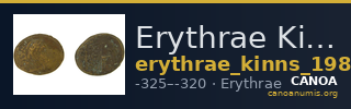 Erythrae Kinns 1980 Period III.1, AE 7 — CANOA