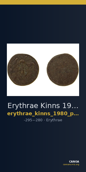 Erythrae Kinns 1980 Period III.2, AE 10 — CANOA