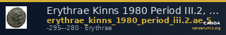 Erythrae Kinns 1980 Period III.2, AE 5 — CANOA
