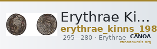 Erythrae Kinns 1980 Period III.2, AE 9 — CANOA