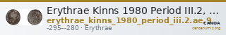 Erythrae Kinns 1980 Period III.2, AE 9 — CANOA