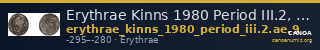 Erythrae Kinns 1980 Period III.2, AE 9 — CANOA