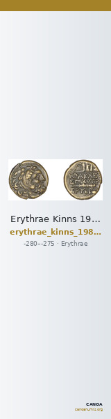 Erythrae Kinns 1980 Period IV, AE 10 — CANOA