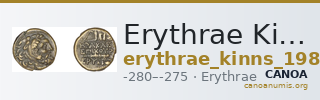 Erythrae Kinns 1980 Period IV, AE 10 — CANOA