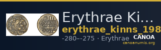 Erythrae Kinns 1980 Period IV, AE 10 — CANOA