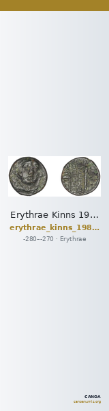 Erythrae Kinns 1980 Period IV, AE 11 — CANOA