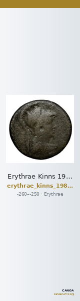 Erythrae Kinns 1980 Period IV, AE 13 — CANOA