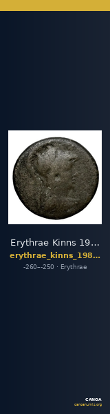 Erythrae Kinns 1980 Period IV, AE 13 — CANOA
