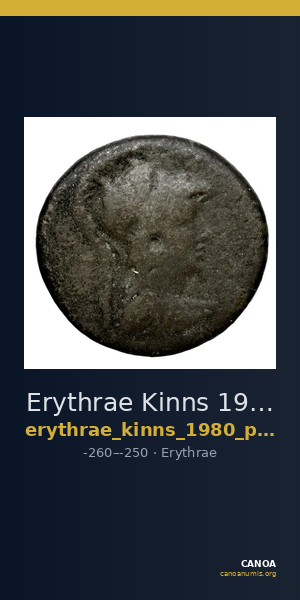 Erythrae Kinns 1980 Period IV, AE 13 — CANOA