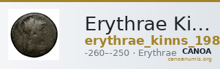 Erythrae Kinns 1980 Period IV, AE 13 — CANOA