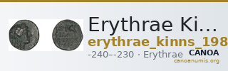 Erythrae Kinns 1980 Period IV, AE 16 — CANOA