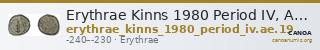 Erythrae Kinns 1980 Period IV, AE 19 — CANOA