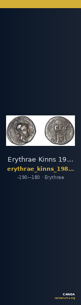 Erythrae Kinns 1980 Period V, AR X — CANOA