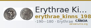 Erythrae Kinns 1980 Period V, AR X — CANOA