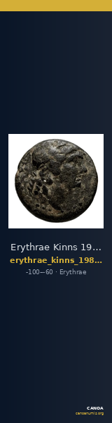 Erythrae Kinns 1980 Period VI, AE 18 — CANOA