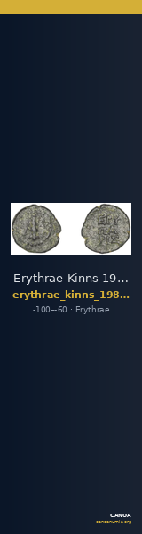 Erythrae Kinns 1980 Period VI, AE 19 — CANOA