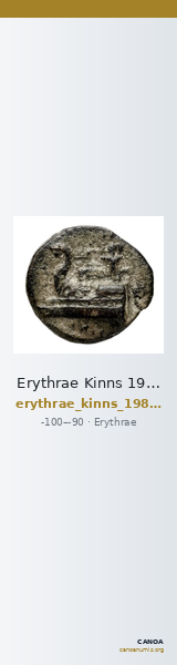 Erythrae Kinns 1980 Period VI, AE 20 — CANOA