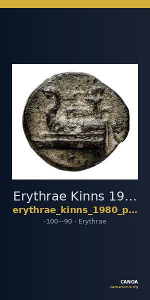 Erythrae Kinns 1980 Period VI, AE 20 — CANOA