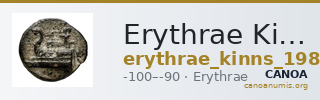 Erythrae Kinns 1980 Period VI, AE 20 — CANOA
