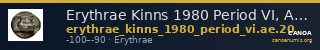 Erythrae Kinns 1980 Period VI, AE 20 — CANOA