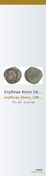 Erythrae Kinns 1980 Period VI, AE 22 — CANOA