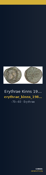 Erythrae Kinns 1980 Period VI, AE 22 — CANOA