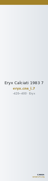 Eryx Calciati 1983 7 — CANOA
