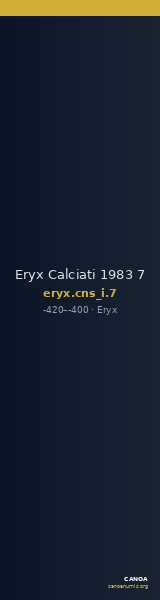 Eryx Calciati 1983 7 — CANOA