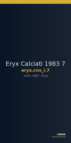 Eryx Calciati 1983 7 — CANOA
